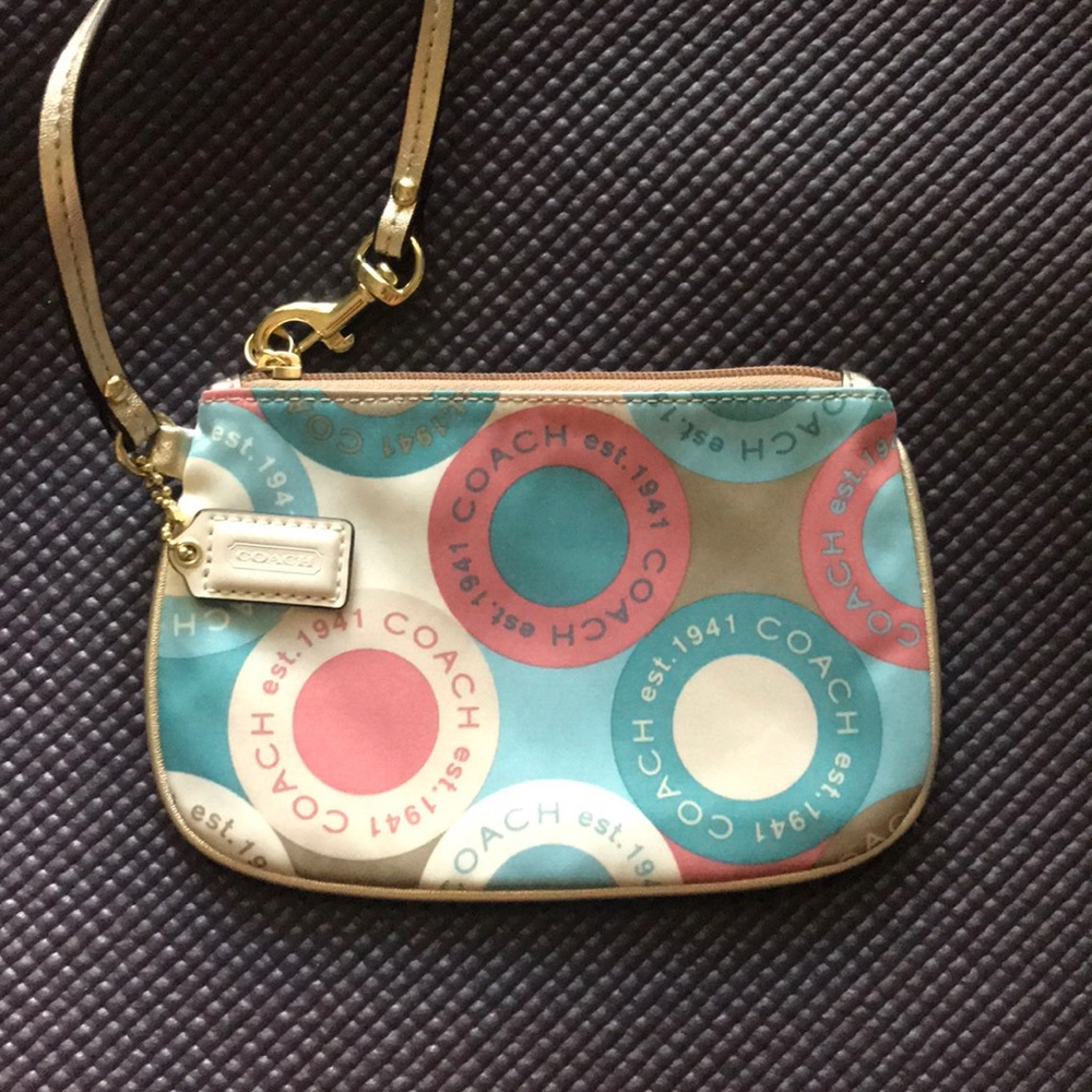 Authentic Coach Wristlet